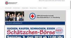 Desktop Screenshot of drk-schwesternschaft-flensburg.de